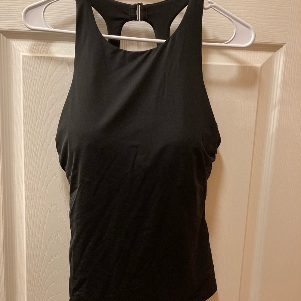 Athleta black Maldives swim tankini 36D/DD